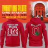 Twenty One Pilots x Ohio State Buckeyes Football Ohio Stadium October 17 2026 Red Hoodie, Popular 3D Music Tee Twenty One Pilots X Ohio State Buckeyes Football Ohio Stadium October 17 2026 Red Hoodie