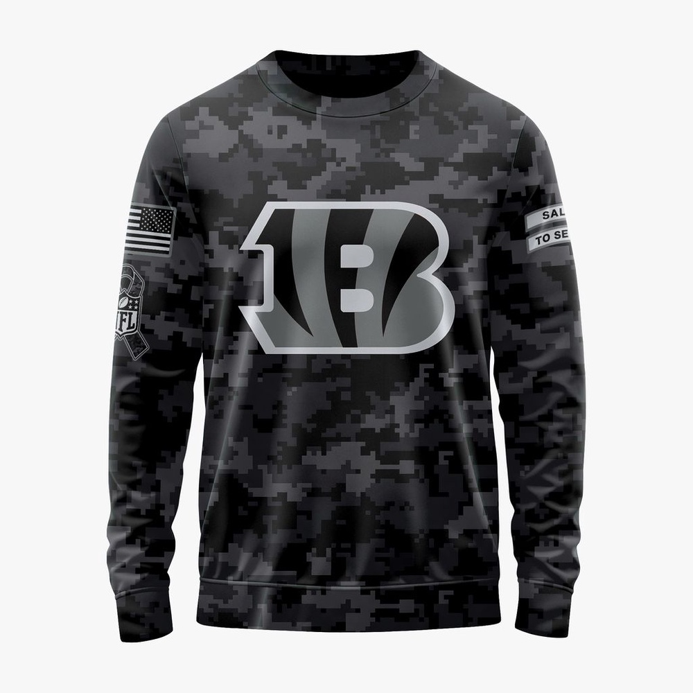 NFL Cincinnati Bengals Special 2026 27 Salute To Service Design Hoodie, T Shirt, Sweatshirt, NFL Sporty Shirt NFL Cincinnati Bengals Special 2026 27 Salute To Service Design Hoodie, T Shirt, Sweatshirt, NFL Sporty Shirt