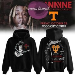 Tennessee Volunteers x Lil Wayne 20 Years of Carter Classics Concert in Food City Center Graphic Hoodie, Popular 3D Music Tee Tennessee Volunteers X Lil Wayne 20 Years OF Carter Classics Concert IN Food City Center Graphic Hoodie