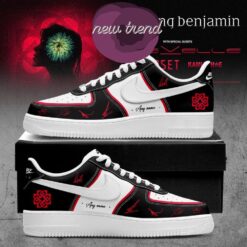 Breaking Benjamin North American World Tour 2026 Limited Edition Black Air Force 1 Shoes, Music Artist AF1 Shoes Breaking Benjamin North American World Tour 2026 Limited Edition Black Air Force 1 Shoes