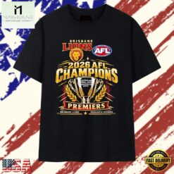 2026 Brisbane Lions AFL Grand Final Champions T Shirt, Stylish 2D Graphic Shirt 2026 Brisbane Lions Afl Grand Final Champions T Shirt