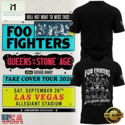 2026 Las Vegas Raiders x Foo Fighters Limited Edition 3D Shirt, Popular 3D Music Tee 2026 Las Vegas Raiders X Foo Fighters Limited Edition 3D Shirt