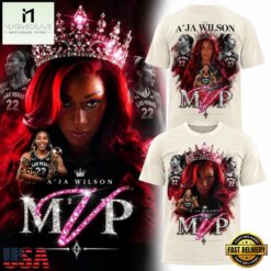 A’ja Wilson 22 Las Vegas Aces WNBA MVP Commemorative 2026 Graphic 3D Shirt, Hot 3D Shirt Trend A JA Wilson 22 Las Vegas Aces Wnba Mvp Commemorative 2026 Graphic 3D Shirt