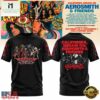 Aerosmith California Dream On Tour T Shirt, Popular 3D Music Tee Aerosmith California Dream ON Tour T Shirt
