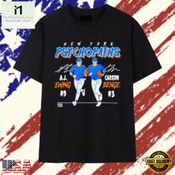 AJ Ewing and Carson Benge New York Psychopaths Signature T Shirt, Stylish 2D Graphic Shirt AJ Ewing And Carson Benge New York Psychopaths Signature T Shirt
