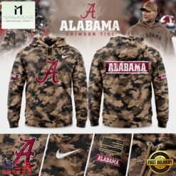 Alabama Crimson Tide 2026 Military Appreciation Camo Hoodie, Hot 3D Shirt Trend Alabama Crimson Tide 2026 Military Appreciation Camo Hoodie