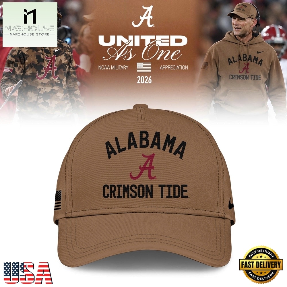 Alabama Crimson Tide 2026 Military Appreciation Limited Edition Cap, Trending Cap Style Alabama Crimson Tide 2026 Military Appreciation Limited Edition Cap, Trending Cap Style