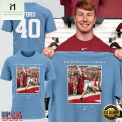 Alabama Crimson Tide Josh Ford University Of Alabama 2026 T Shirt, Hot 3D Shirt Trend Alabama Crimson Tide Josh Ford University OF Alabama 2026 T Shirt