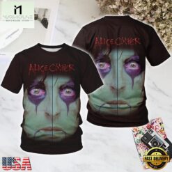 Alice Cooper From the Inside All Over Print T Shirt, Popular 3D Music Tee Alice Cooper From The Inside All Over Print T Shirt