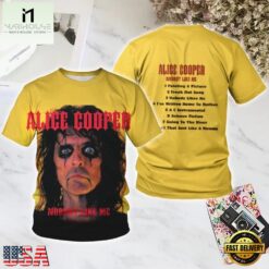 Alice Cooper Nobody Likes Me All Over Print T Shirt, Popular 3D Music Tee Alice Cooper Nobody Likes ME All Over Print T Shirt
