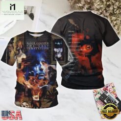 Alice Cooper The Last Temptation All Over Print T Shirt, Popular 3D Music Tee Alice Cooper The Last Temptation All Over Print T Shirt