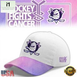 Anaheim Ducks Hockey Fights Cancer Limited Edition 2026 Cap.jfif, Trending Cap Style Anaheim Ducks Hockey Fights Cancer Limited Edition 2026 Cap Jfif