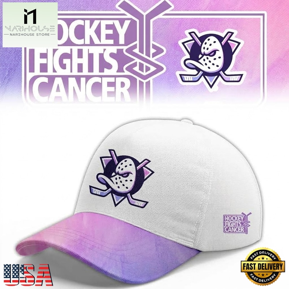 Anaheim Ducks Hockey Fights Cancer Limited Edition 2026 Cap.jfif, Trending Cap Style Anaheim Ducks Hockey Fights Cancer Limited Edition 2026 Cap.jfif, Trending Cap Style