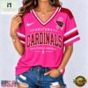 Arizona Cardinals 2026 NFL Pink Breast Cancer Awareness V neck T Shirt, Trendy NFL V Neck Tee Arizona Cardinals 2026 Nfl Pink Breast Cancer Awareness V Neck T Shirt
