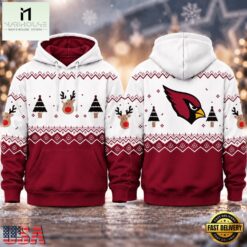 Arizona Cardinals NFL Christmas Game Day Hoodie Shirt, NFL Sporty Shirt Arizona Cardinals Nfl Christmas Game Day Hoodie Shirt