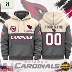 Arizona Cardinals NFL Custom Varsity Colorblock Pullover Hoodie, NFL Sporty Shirt Arizona Cardinals Nfl Custom Varsity Colorblock Pullover Hoodie