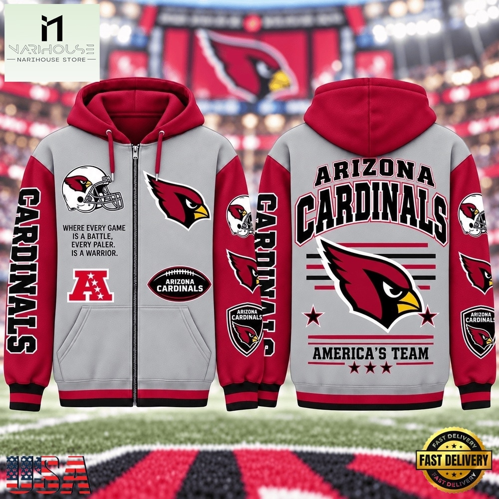 Arizona Cardinals NFL Gridiron Heritage Zip Hoodie, NFL Sporty Shirt Arizona Cardinals NFL Gridiron Heritage Zip Hoodie, NFL Sporty Shirt