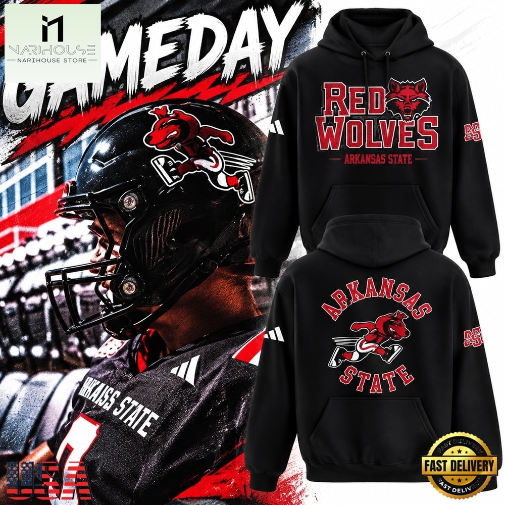 Arkansas State Football Runnin’ Howl Hoodie, Hot 3D Shirt Trend Arkansas State Football Runnin’ Howl Hoodie, Hot 3D Shirt Trend