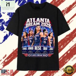 Atlanta Dream 2026 Canada Howard Rese Gray Jones T Shirt, Stylish 2D Graphic Shirt Atlanta Dream 2026 Canada Howard Rese Gray Jones T Shirt