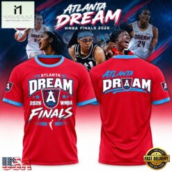 Atlanta Dream WNBA Finals 2026 All For Atlanta Red T Shirt, Hot 3D Shirt Trend Atlanta Dream Wnba Finals 2026 All For Atlanta Red T Shirt