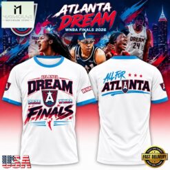 Atlanta Dream WNBA Finals 2026 All For Atlanta White T Shirt, Hot 3D Shirt Trend Atlanta Dream Wnba Finals 2026 All For Atlanta White T Shirt