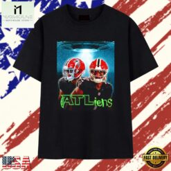Atlanta Falcons ATLliens Football Players T Shirt, Stylish 2D Graphic Shirt Atlanta Falcons Atlliens Football Players T Shirt