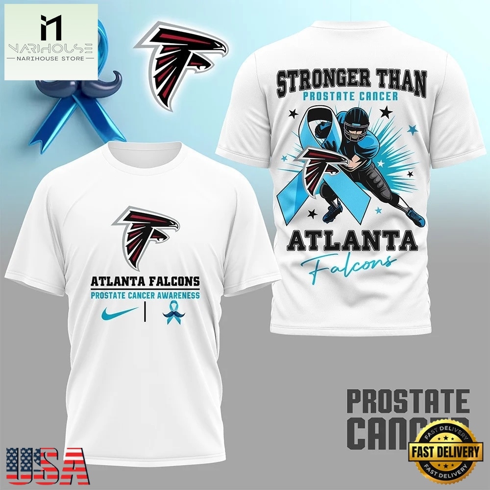 Atlanta Falcons NFL Prostate Cancer Awareness Month 3D Shirt, NFL Sporty Shirt Atlanta Falcons NFL Prostate Cancer Awareness Month 3D Shirt, NFL Sporty Shirt