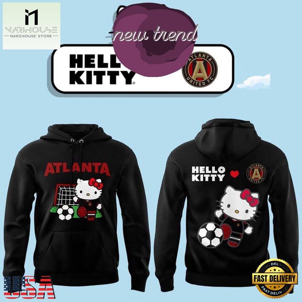 Atlanta United FC x Hello Kitty 2026 Limited Edition Hoodie, Hot 3D Shirt Trend Atlanta United FC x Hello Kitty 2026 Limited Edition Hoodie, Hot 3D Shirt Trend