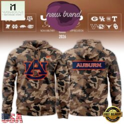Auburn Tigers 2026 Military Appreciation New Design Hoodie, Hot 3D Shirt Trend Auburn Tigers 2026 Military Appreciation New Design Hoodie