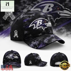 Baltimore Ravens 2026 Salute To Service Limited Camo Cap, Trending Cap Style Baltimore Ravens 2026 Salute TO Service Limited Camo Cap