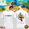 Blink 182 x PAC MAN White T Shirt, Popular 3D Music Tee Blink 182 X Pac Man White T Shirt
