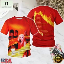 Blondie The Curse of Blondie All Over Print T Shirt, Popular 3D Music Tee Blondie The Curse OF Blondie All Over Print T Shirt