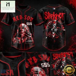 Boston Red Sox x Slipknot Stadium Tour 2027 Limited Edition Baseball Jersey, Concert Baseball Jersey Boston Red Sox X Slipknot Stadium Tour 2027 Limited Edition Baseball Jersey