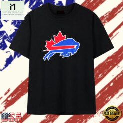 Buffalo Bills Canadian Maple Leaf Logo NFL T Shirt, Stylish 2D Graphic Shirt Buffalo Bills Canadian Maple Leaf Logo Nfl T Shirt