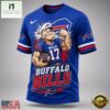 Buffalo Bills NFL Popeye Bold Cartoon Athletes 3D T Shirt, NFL Sporty Shirt Buffalo Bills Nfl Popeye Bold Cartoon Athletes 3D T Shirt