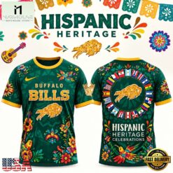Buffalo Bills Special Hispanic Heritage Month T Shirt, Hot 3D Shirt Trend Buffalo Bills Special Hispanic Heritage Month T Shirt