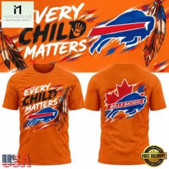 Buffalo Bills x Canada Orange Shirt Day 2026 Every Child is Master T Shirt, Hot 3D Shirt Trend Buffalo Bills X Canada Orange Shirt Day 2026 Every Child IS Master T Shirt