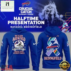 Buffalo Bills x Natasha Bedingfield Crucial Catch Intercept Cancer Hoodie, Hot 3D Shirt Trend Buffalo Bills X Natasha Bedingfield Crucial Catch Intercept Cancer Hoodie