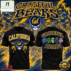 Cal Golden Bears x Grateful Dead 2026 Black T Shirt, Hot 3D Shirt Trend Cal Golden Bears X Grateful Dead 2026 Black T Shirt