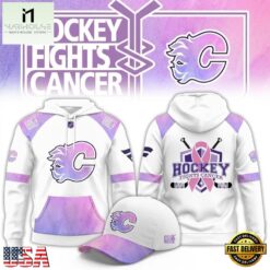 Calgary Flames Hockey Fights Cancer Limited Edition 2026 Hoodie.jfif, Hot 3D Shirt Trend Calgary Flames Hockey Fights Cancer Limited Edition 2026 Hoodie Jfif