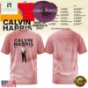 Calvin Harris North America Tour 2027 Graphic Pink T Shirt, Popular 3D Music Tee Calvin Harris North America Tour 2027 Graphic Pink T Shirt
