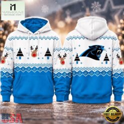Carolina Panthers NFL Christmas Game Day Hoodie Shirt, NFL Sporty Shirt Carolina Panthers Nfl Christmas Game Day Hoodie Shirt