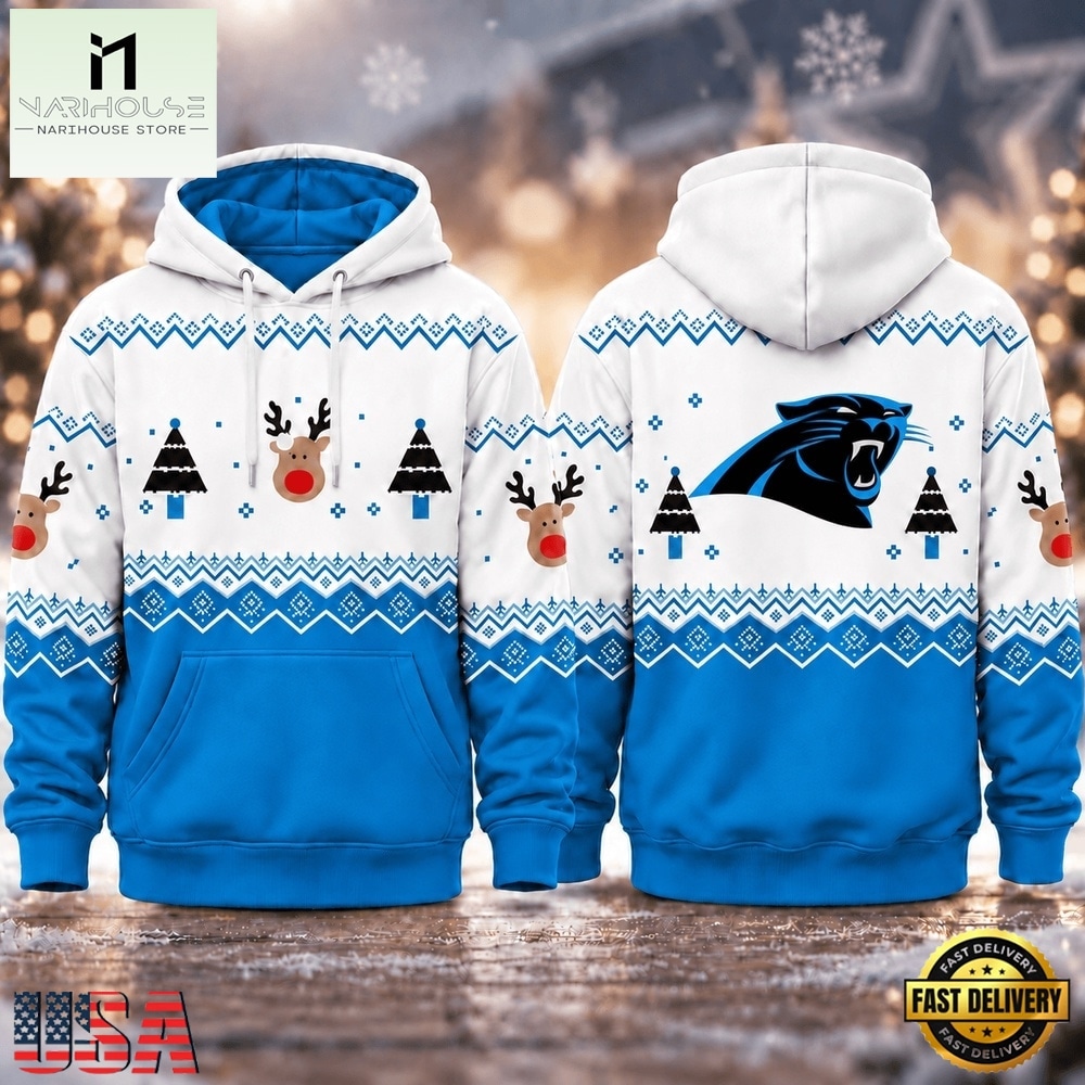 Carolina Panthers NFL Christmas Game Day Hoodie Shirt, NFL Sporty Shirt Carolina Panthers NFL Christmas Game Day Hoodie Shirt, NFL Sporty Shirt