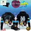 Carolina Panthers x SpongeBob Limited Edition Personalized Hoodie, Hot 3D Shirt Trend Carolina Panthers X Spongebob Limited Edition Personalized Hoodie