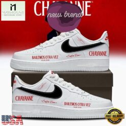 Chayanne Bailemos Otra Vez Tour 2026 White Air Force 1 Shoes Sneakers, Music Artist AF1 Shoes Chayanne Bailemos Otra Vez Tour 2026 White Air Force 1 Shoes Sneakers