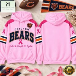 Chicago Bears 2026 NFL Breast Cancer Awareness Game Day Hoodie Shirt, NFL Sporty Shirt Chicago Bears 2026 Nfl Breast Cancer Awareness Game Day Hoodie Shirt