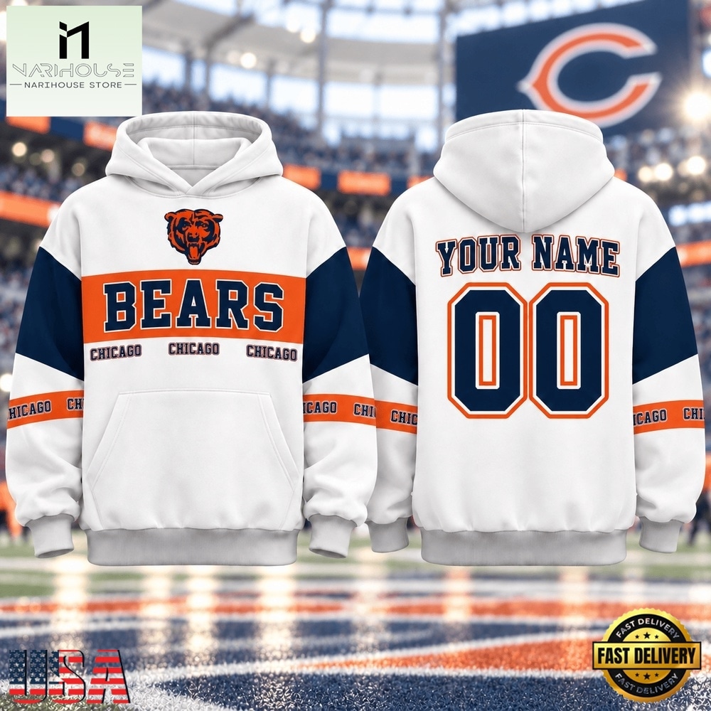 Chicago Bears 2026 NFL Gridiron Heritage Varsity Hoodie, NFL Sporty Shirt