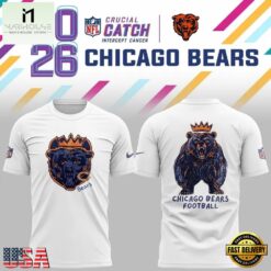 Chicago Bears Designed By Young Heroes Battling Cancer Limited Edition T Shirt, Hot 3D Shirt Trend Chicago Bears Designed BY Young Heroes Battling Cancer Limited Edition T Shirt