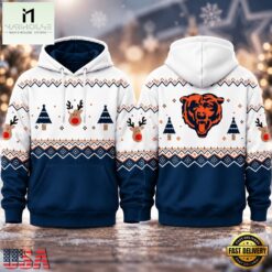 Chicago Bears NFL Christmas Game Day Hoodie Shirt, NFL Sporty Shirt Chicago Bears Nfl Christmas Game Day Hoodie Shirt