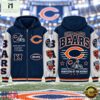 Chicago Bears NFL Gridiron Heritage Zip Hoodie, NFL Sporty Shirt Chicago Bears Nfl Gridiron Heritage Zip Hoodie